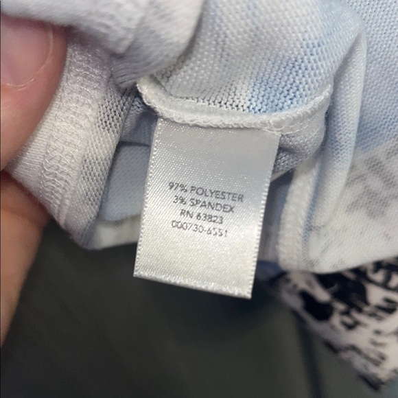 CJ Banks Abstract Blue and Black Hoodie - Picture 6 of 6